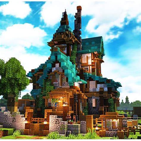 minecraft fantasy houses